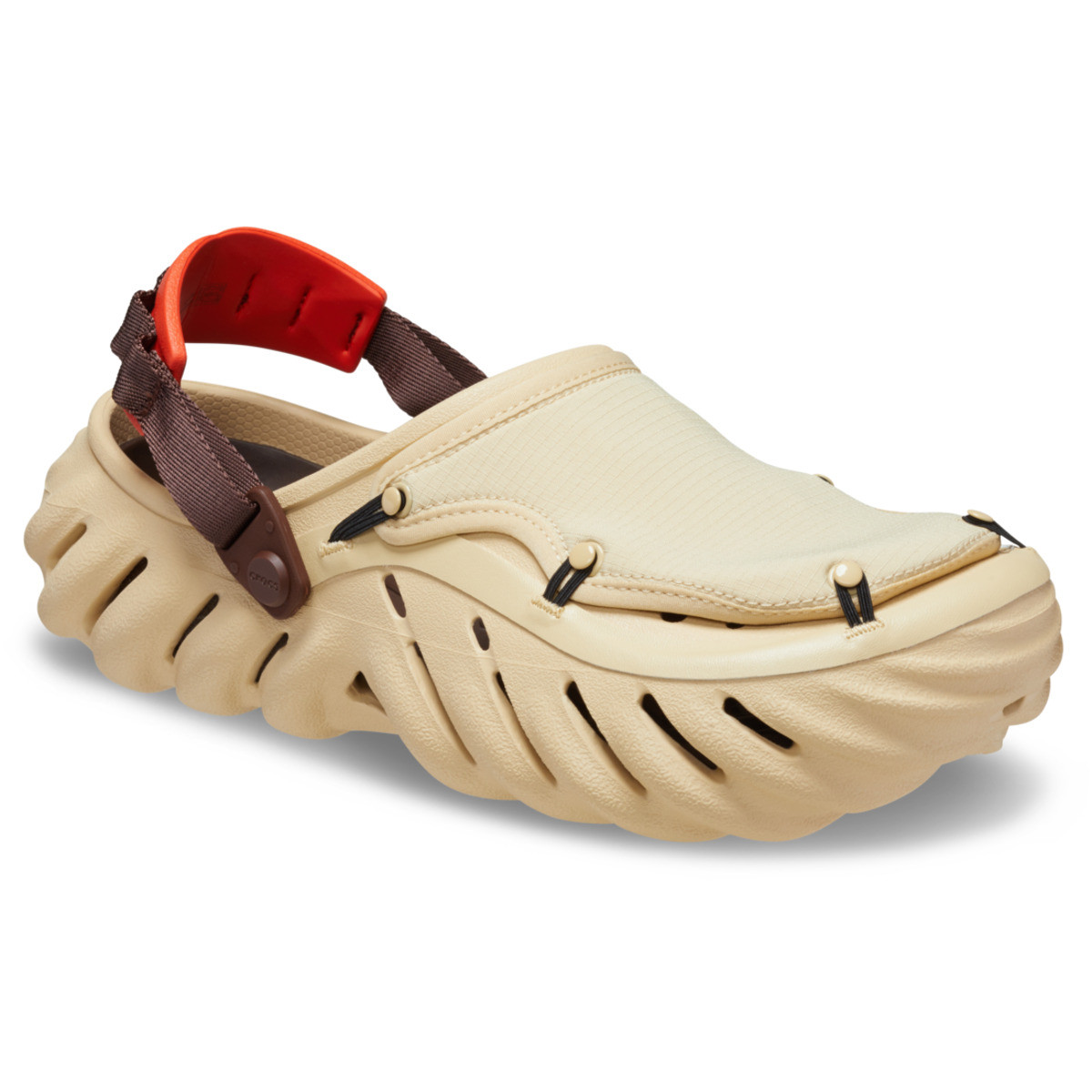 Saboti Crocs Echo Ripstop Clog Bej - Sesame/Multi - 1 | YEO