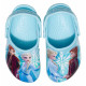 Saboti Crocs Fun Lab Toddler Disney Frozen 2 Clog Culoare Albastru deschis - Ice Blue