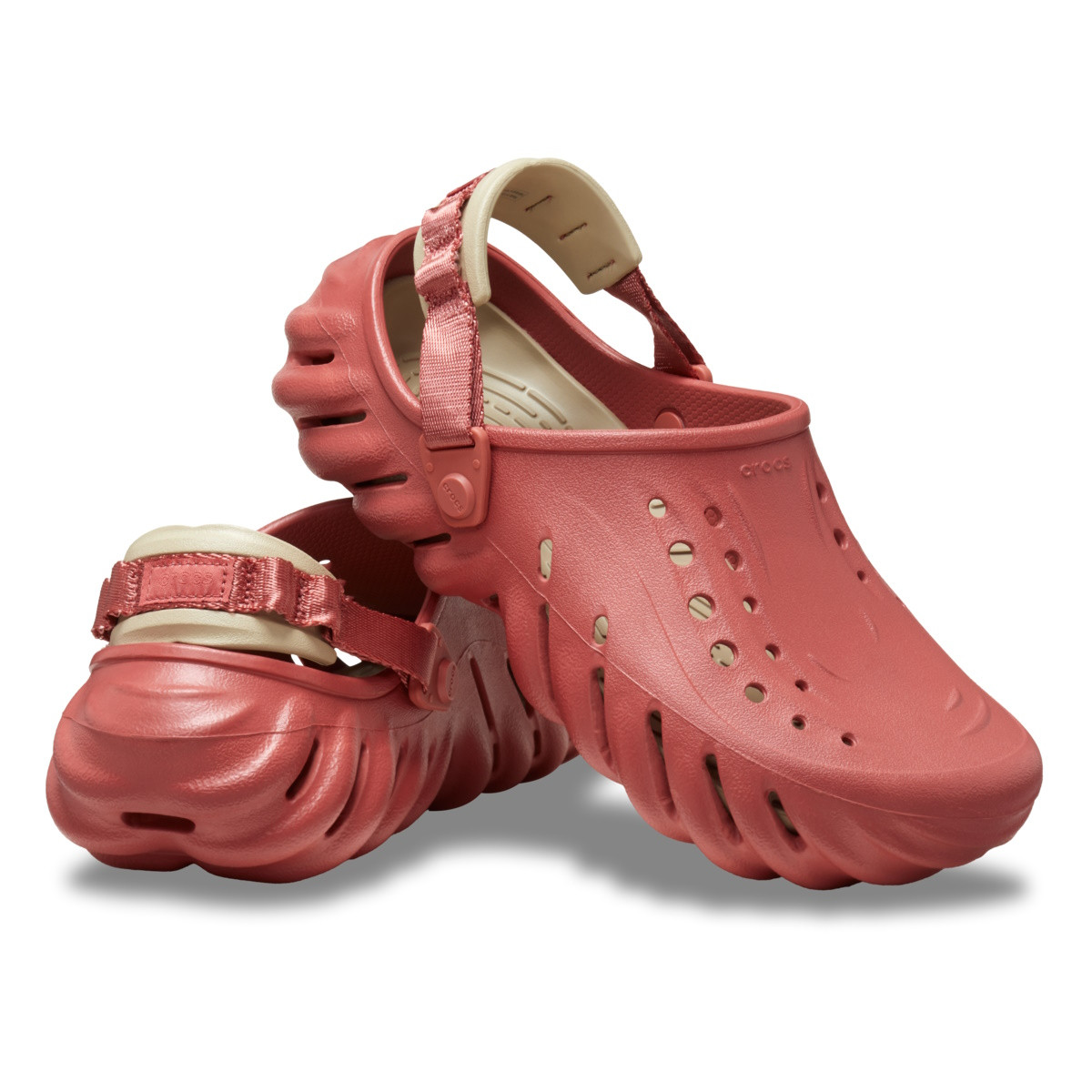 Saboti Crocs Echo Clog Rosu - Strawberry Wine - 3 | YEO