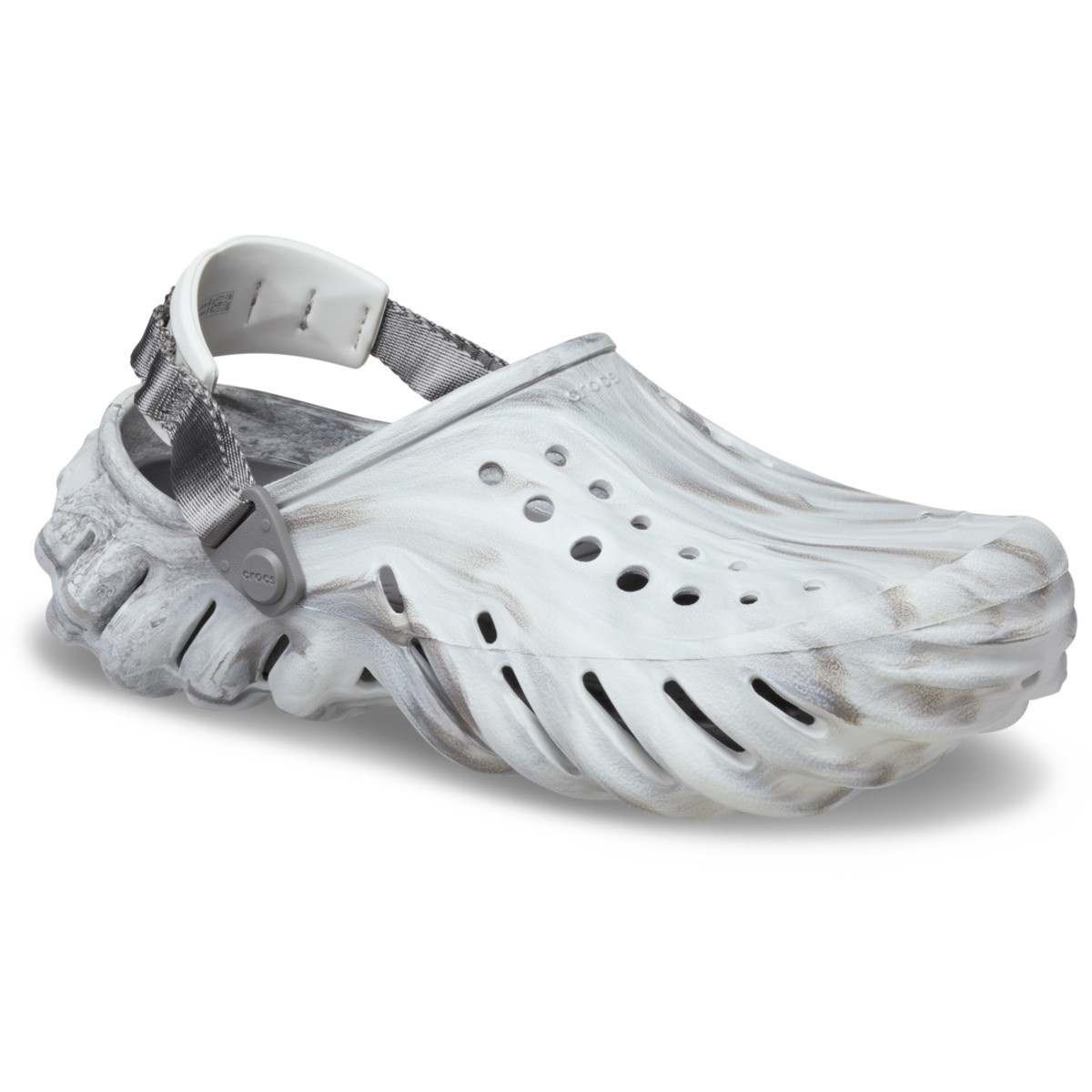 Saboti Crocs Classic Echo Marbled Clog Alb - Moonlight/Multi - 1 | YEO