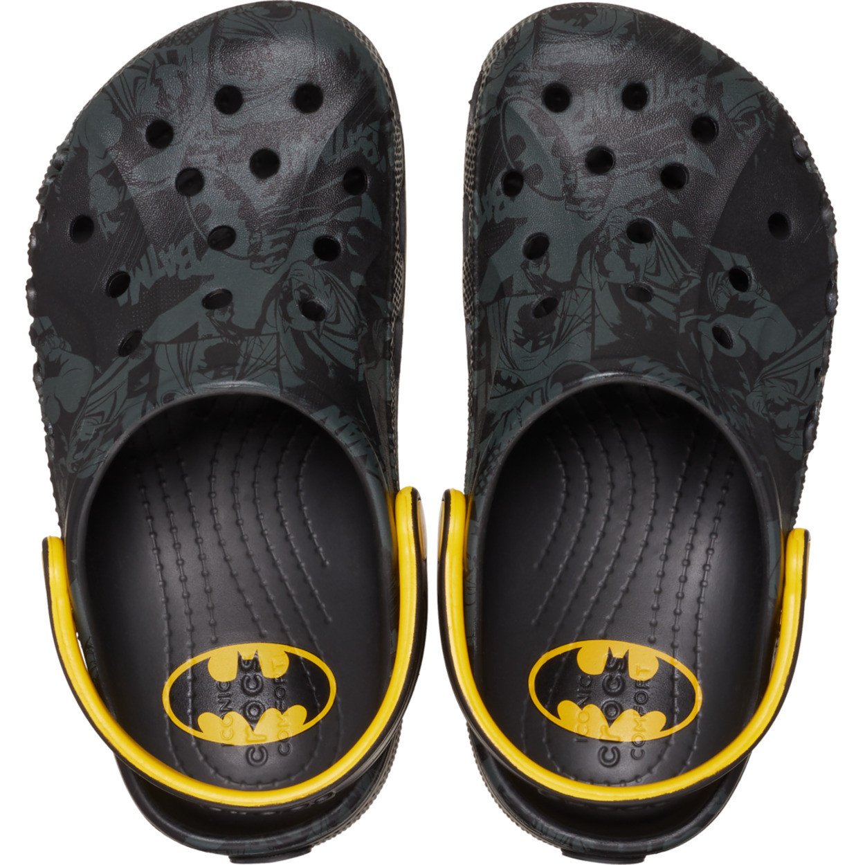 Saboti Crocs Batman Baya Clog Kids Negru - Black - 4 | YEO