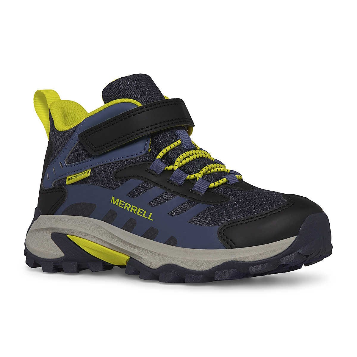 Ghete Merrell Moab Speed Mid 2 A/C Waterproof Kids Albastru - Navy - 1 | YEO
