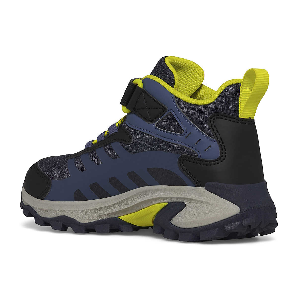 Ghete Merrell Moab Speed Mid 2 A/C Waterproof Kids Albastru - Navy - 2 | YEO