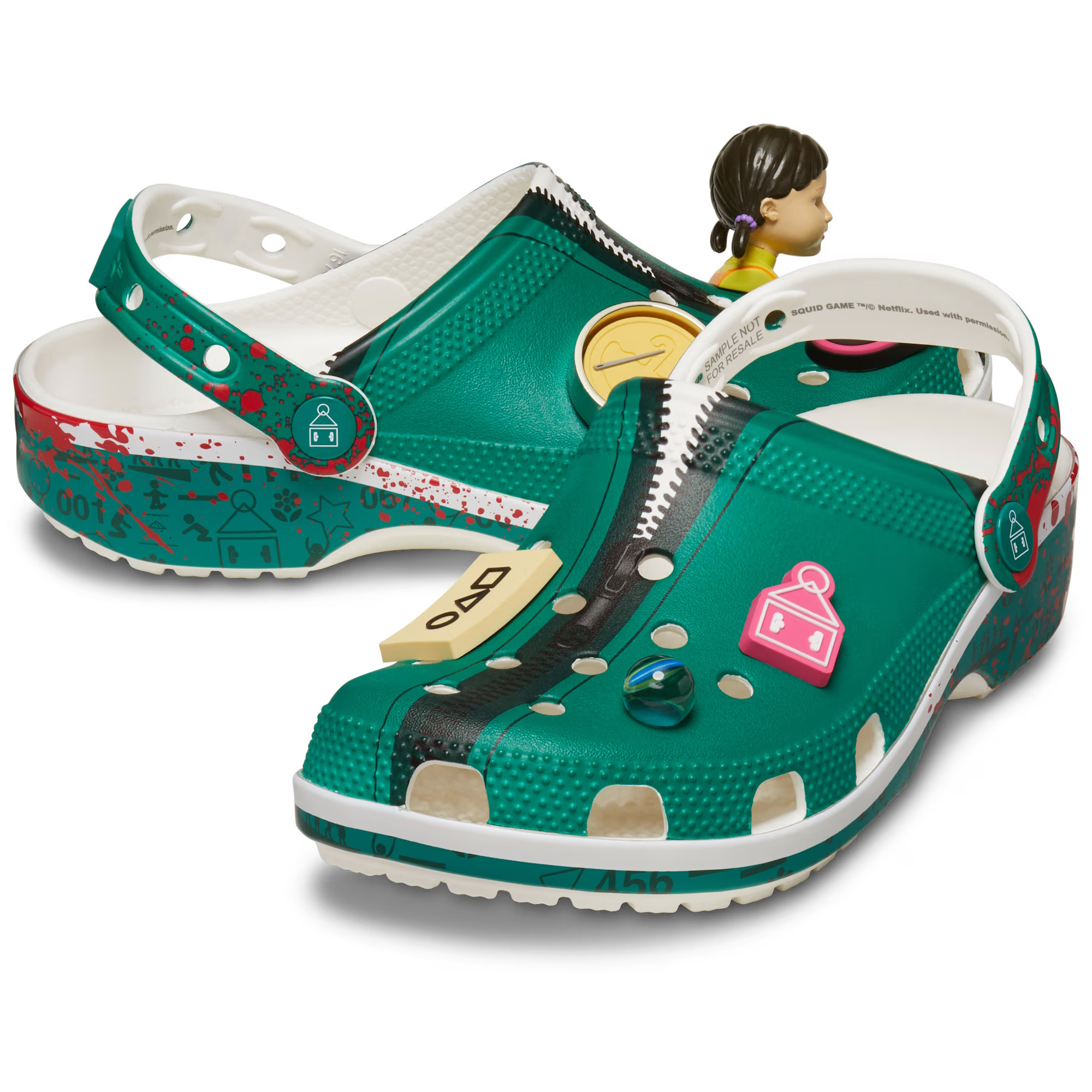 Saboti Crocs Squid Game Classic Clog Multicolor - Multi - 1 | YEO
