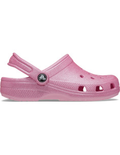 Saboti Crocs Toddler... Roz - Pink Tweed Glitter