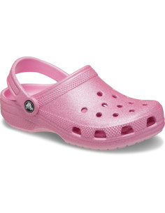 Saboti Crocs Toddler... Roz - Pink Tweed Glitter 2