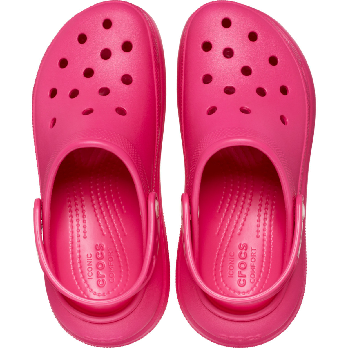 Saboti Crocs Classic Crush Clog Roz - Dragon Fruit - 4 | YEO