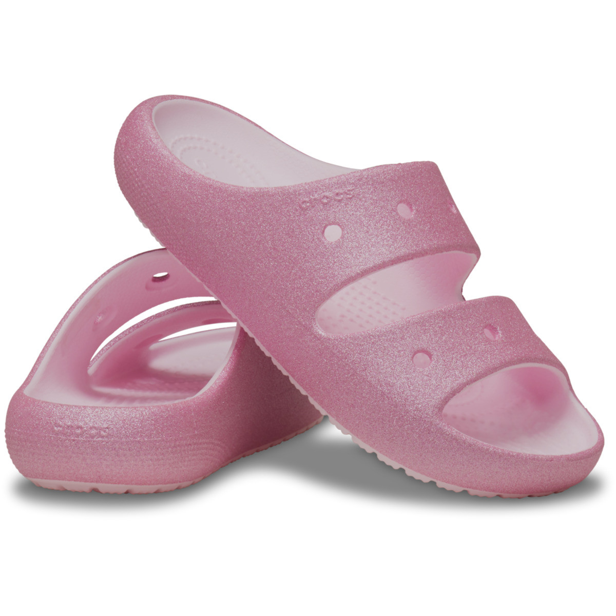 Sandale Crocs Classic Glitter Sandal v2 Kids Roz - Pink Milk - 3 | YEO