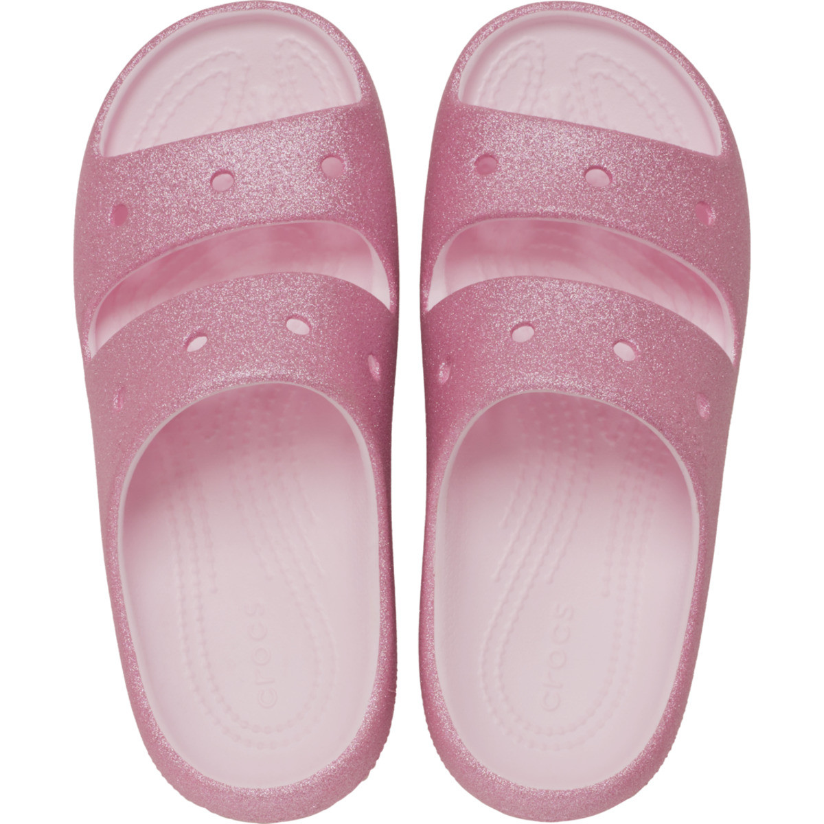 Sandale Crocs Classic Glitter Sandal v2 Kids Roz - Pink Milk - 4 | YEO