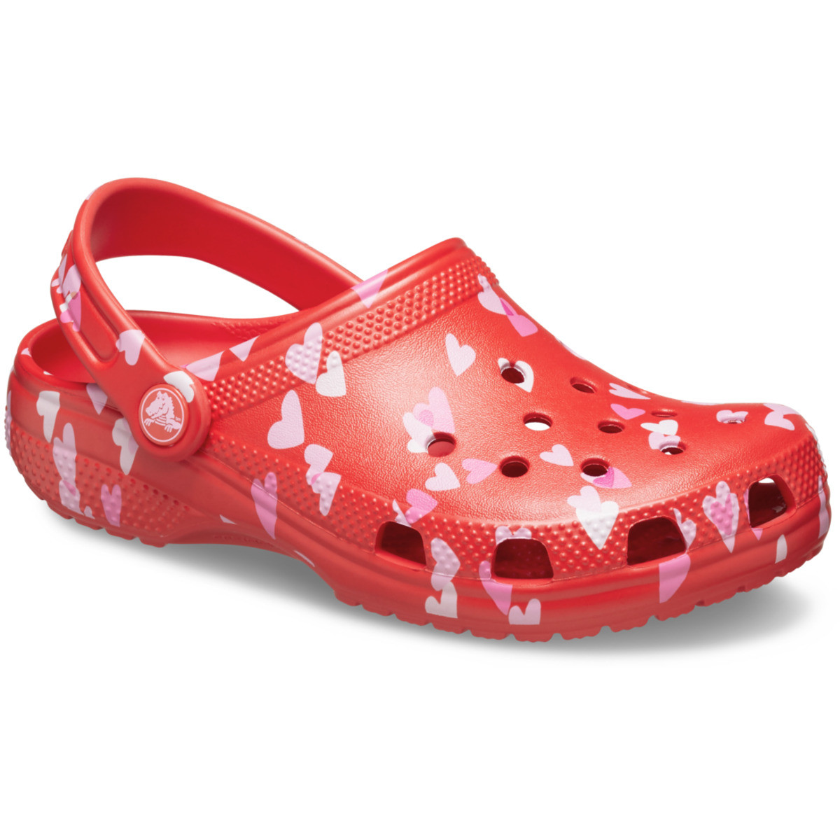 Saboti Crocs Classic Valentine\'s Day Clog Kids Rosu - Cherry Red - 1 | YEO
