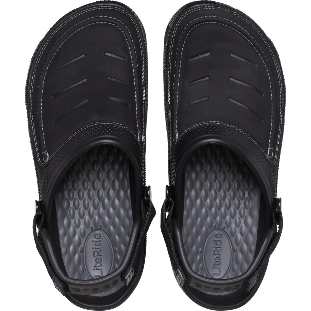 Saboti Crocs Classic Yukon Vista II LiteRide™ Clog Negru - Black/Slate Grey - 4 | YEO