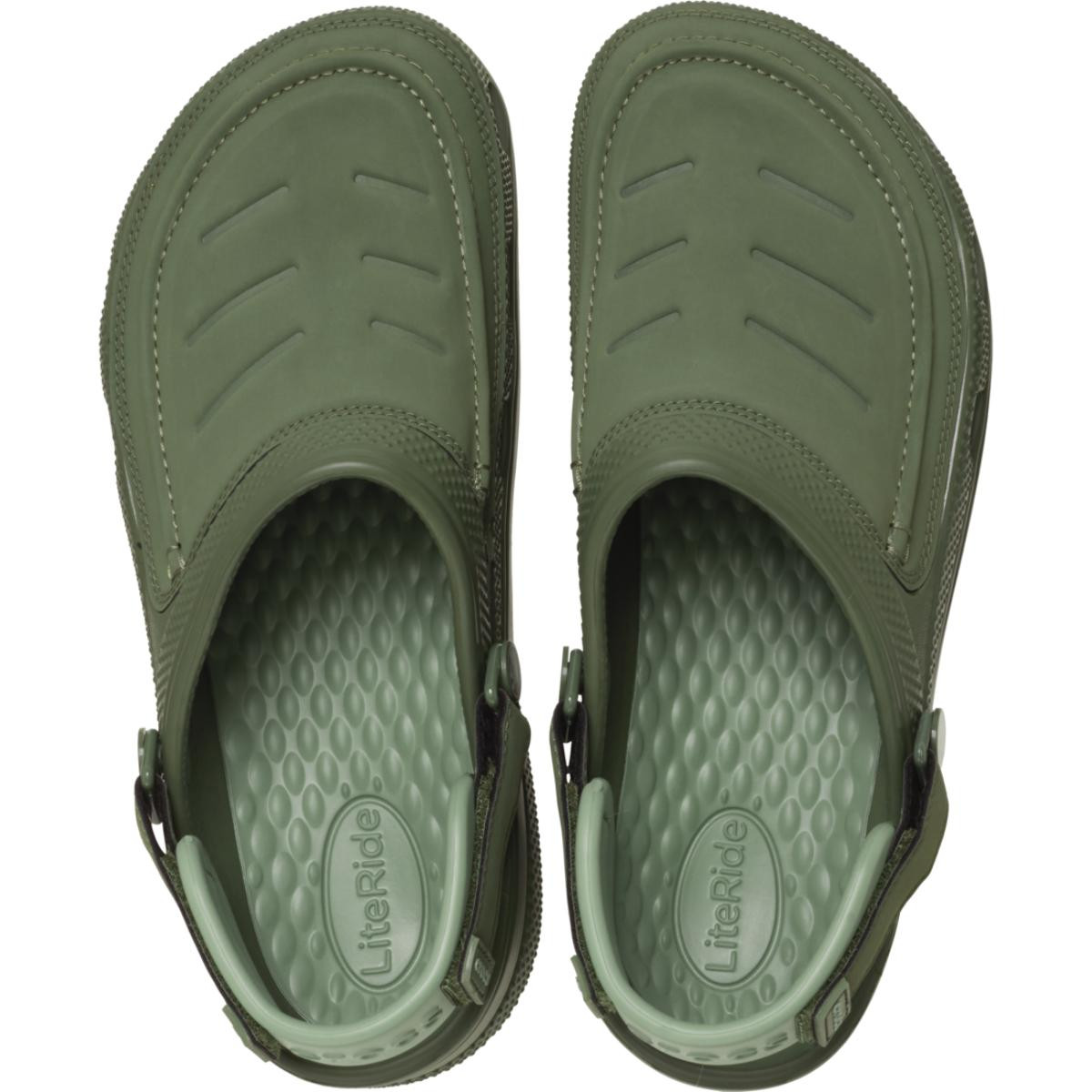 Saboti Crocs Classic Yukon Vista II LiteRide™ Clog Verde - Army Green - 4 | YEO
