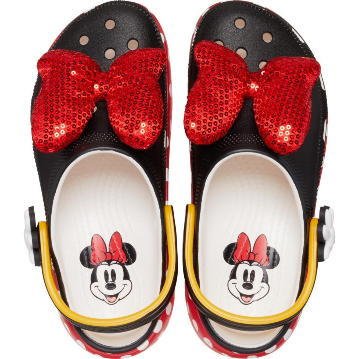 Saboti Crocs Minnie Mouse Classic Platform Clog Alb - White - 4 | YEO