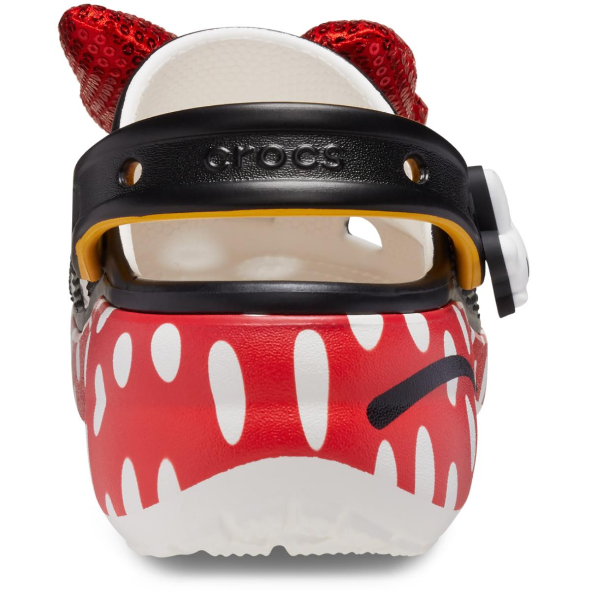 Saboti Crocs Minnie Mouse Classic Platform Clog Alb - White