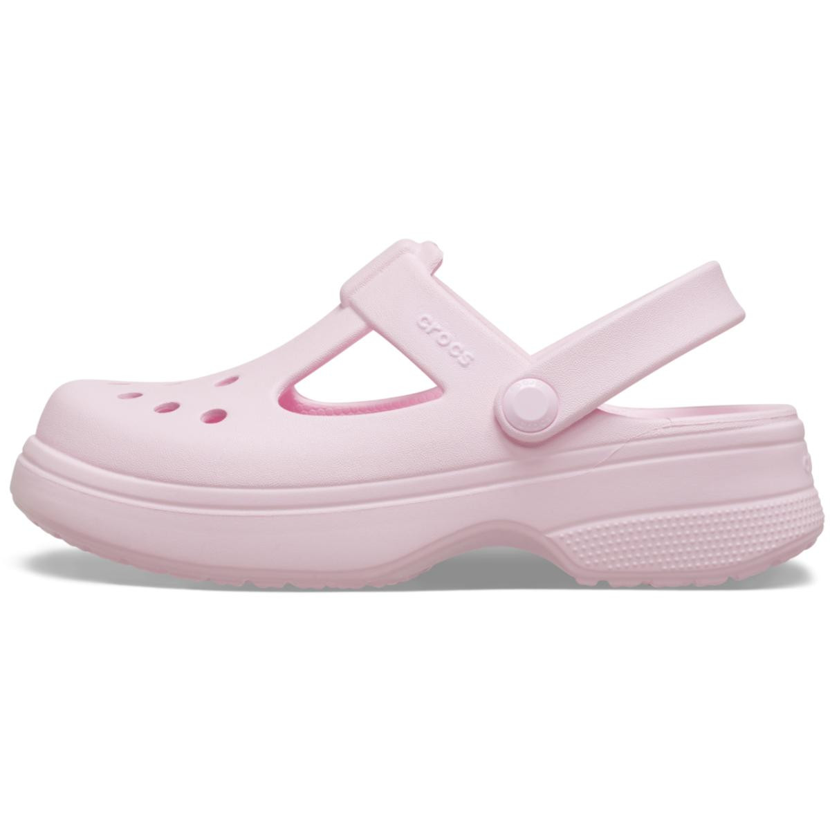 Saboti Crocs Classic Mary Jane Clog Kids Roz - Pink Milk - 2 | YEO