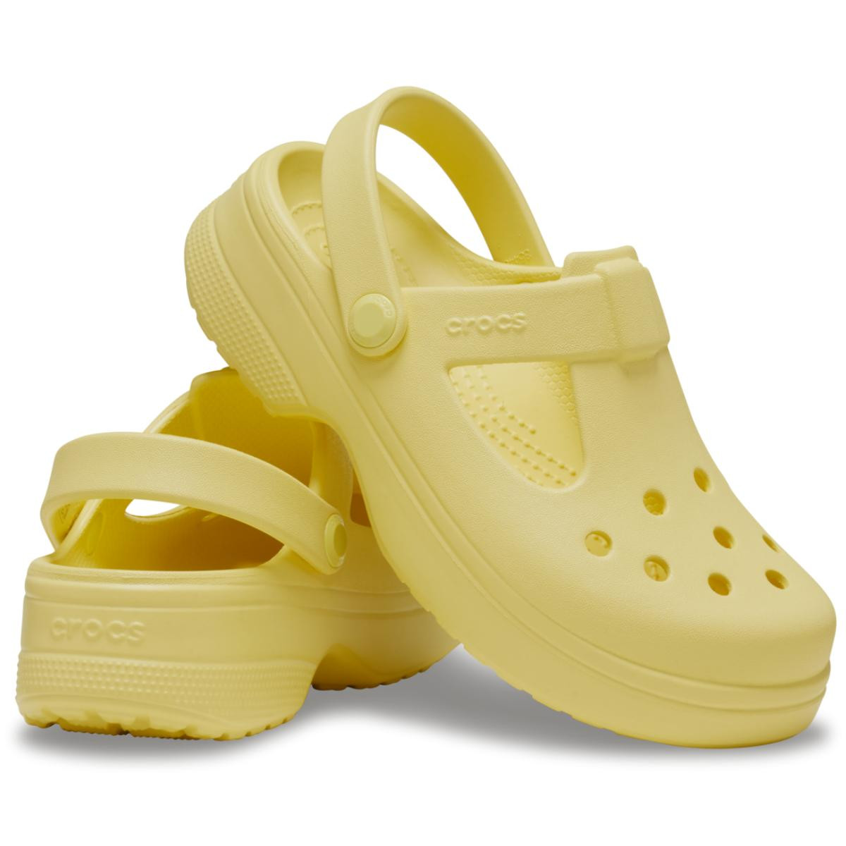 Saboti Crocs Classic Mary Jane Clog Kids Galben - Daylily - 3 | YEO