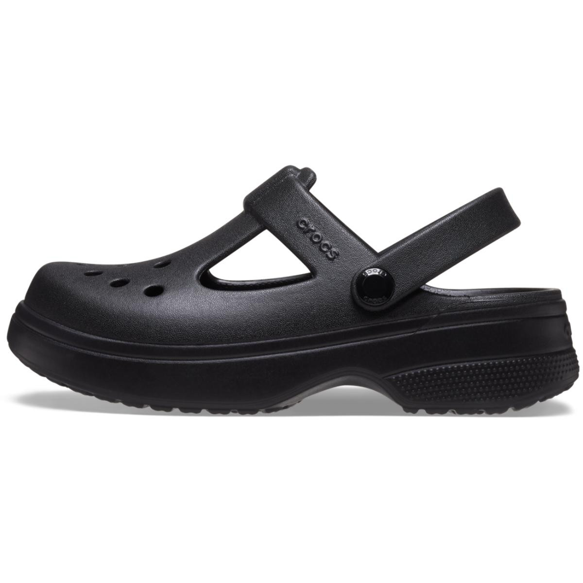 Saboti Crocs Toddler Classic Mary Jane Clog Negru - Black - 2 | YEO