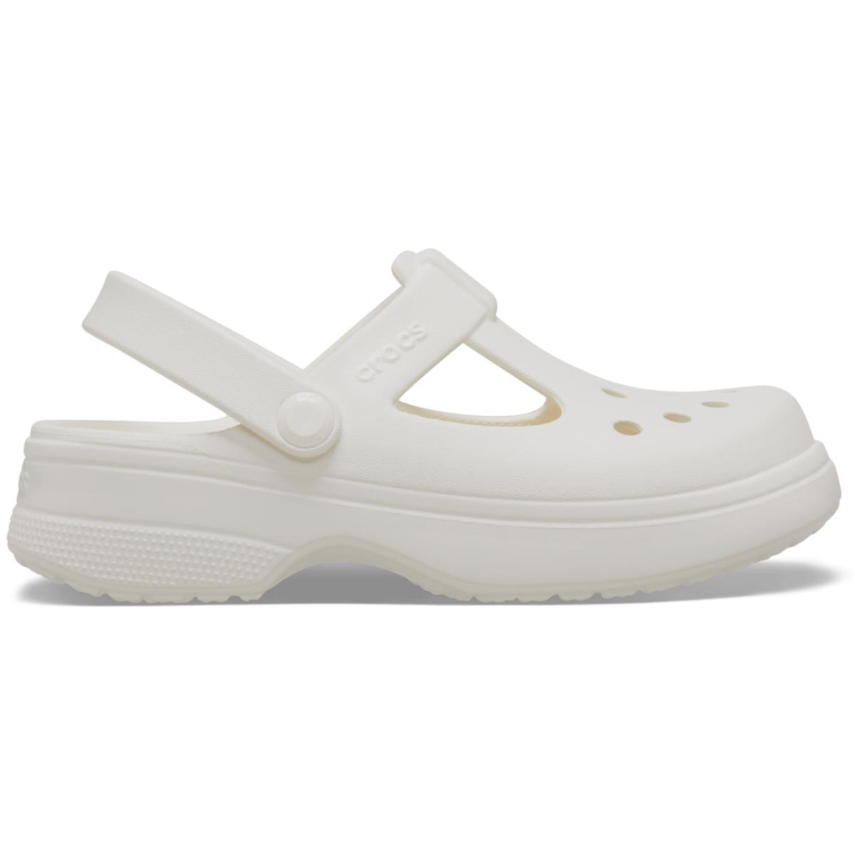 Saboti Crocs Toddler Classic Mary Jane Clog Alb - Chalk
