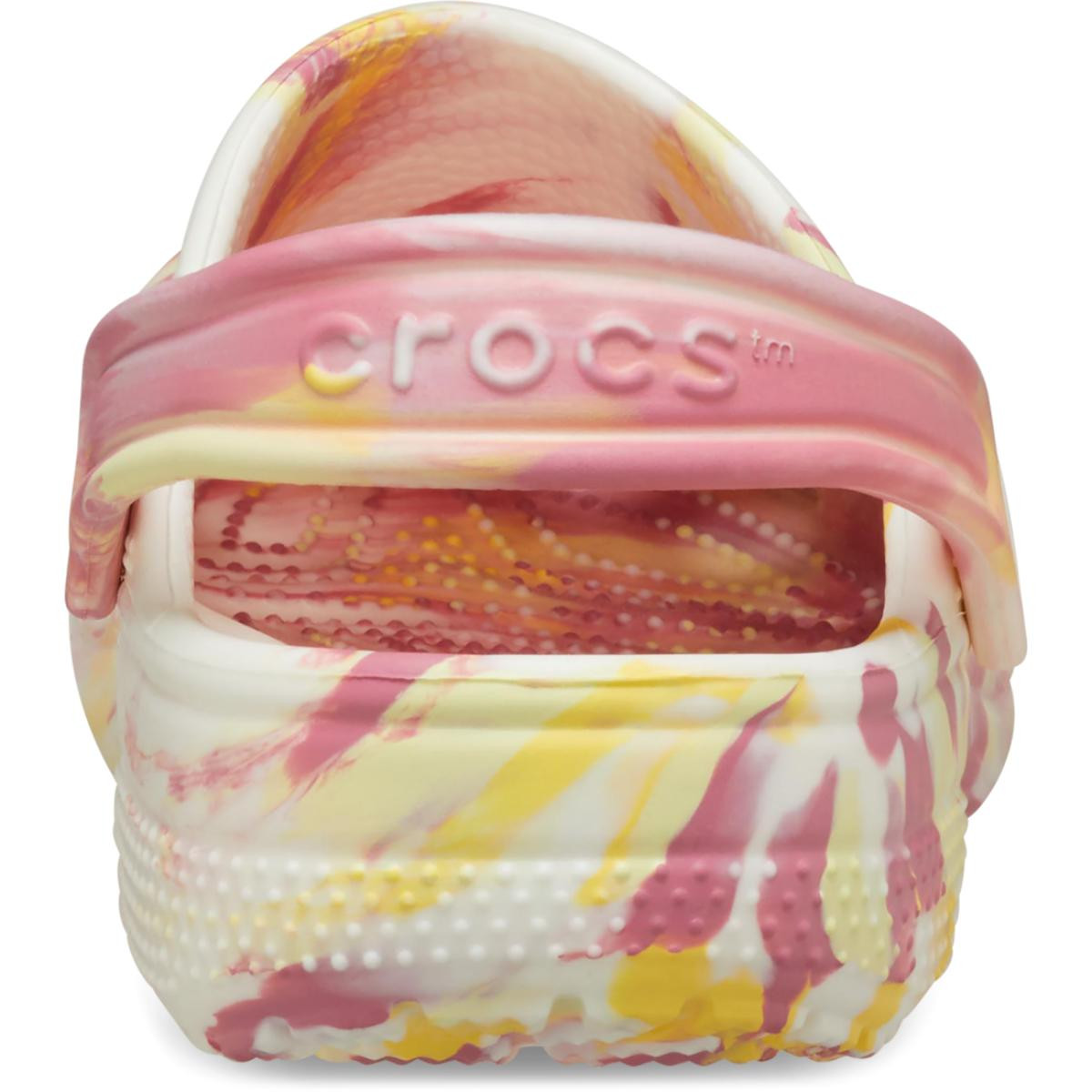 Saboti Crocs Glow Marbled Classic Clog Kids Multicolor - Daylily/Multi - 5 | YEO