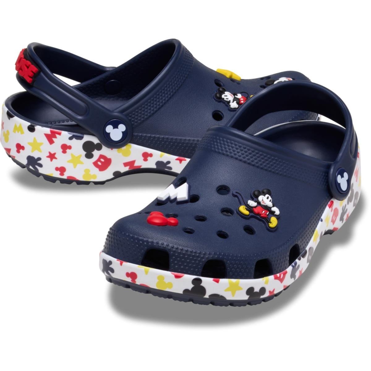 Saboti Crocs Toddler Mickey & Friends Classic Clog Multicolor - Multi - 3 | YEO