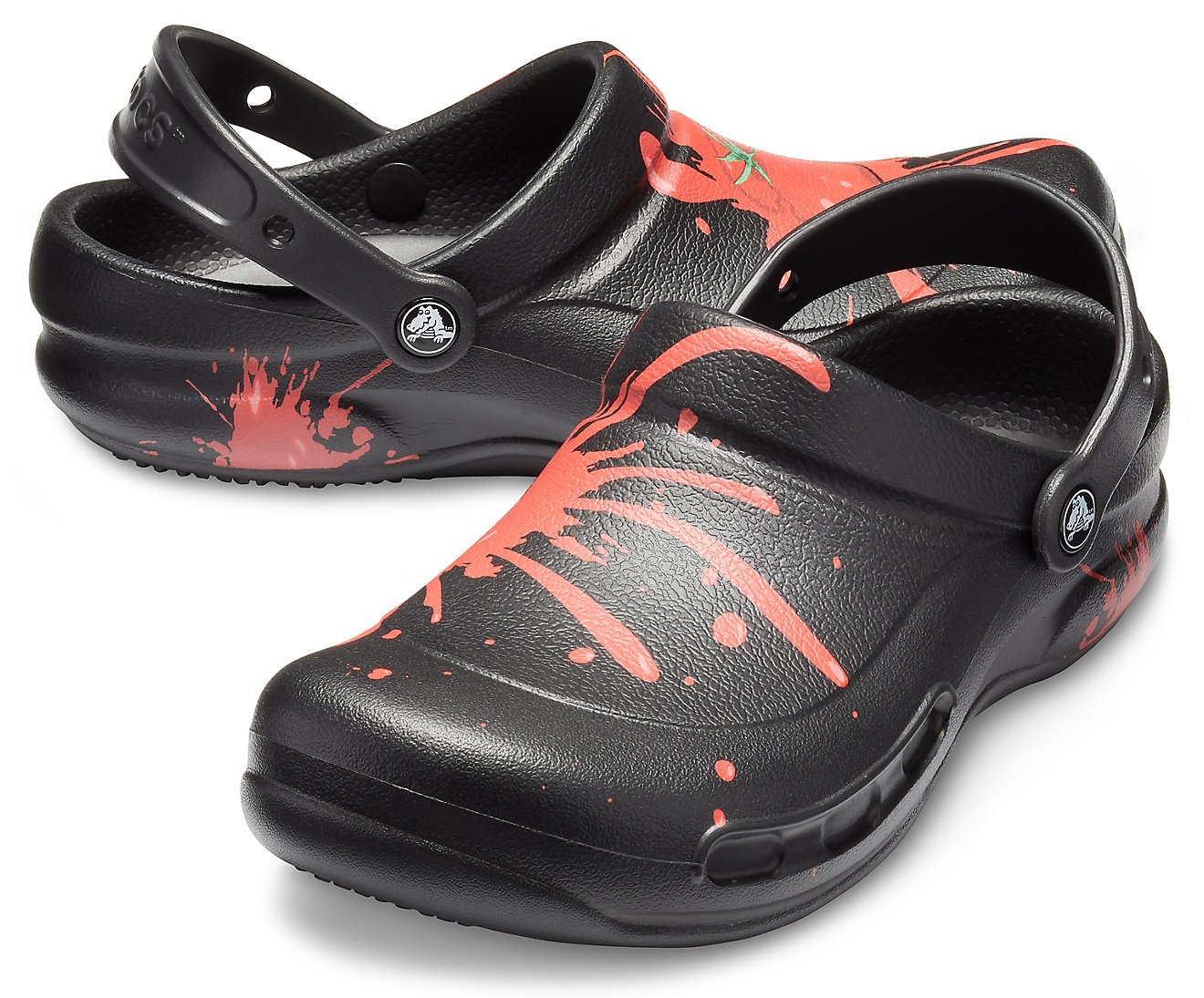 Saboti Crocs Bistro Graphic Clog Negru - Black/Pepper - 2 | YEO