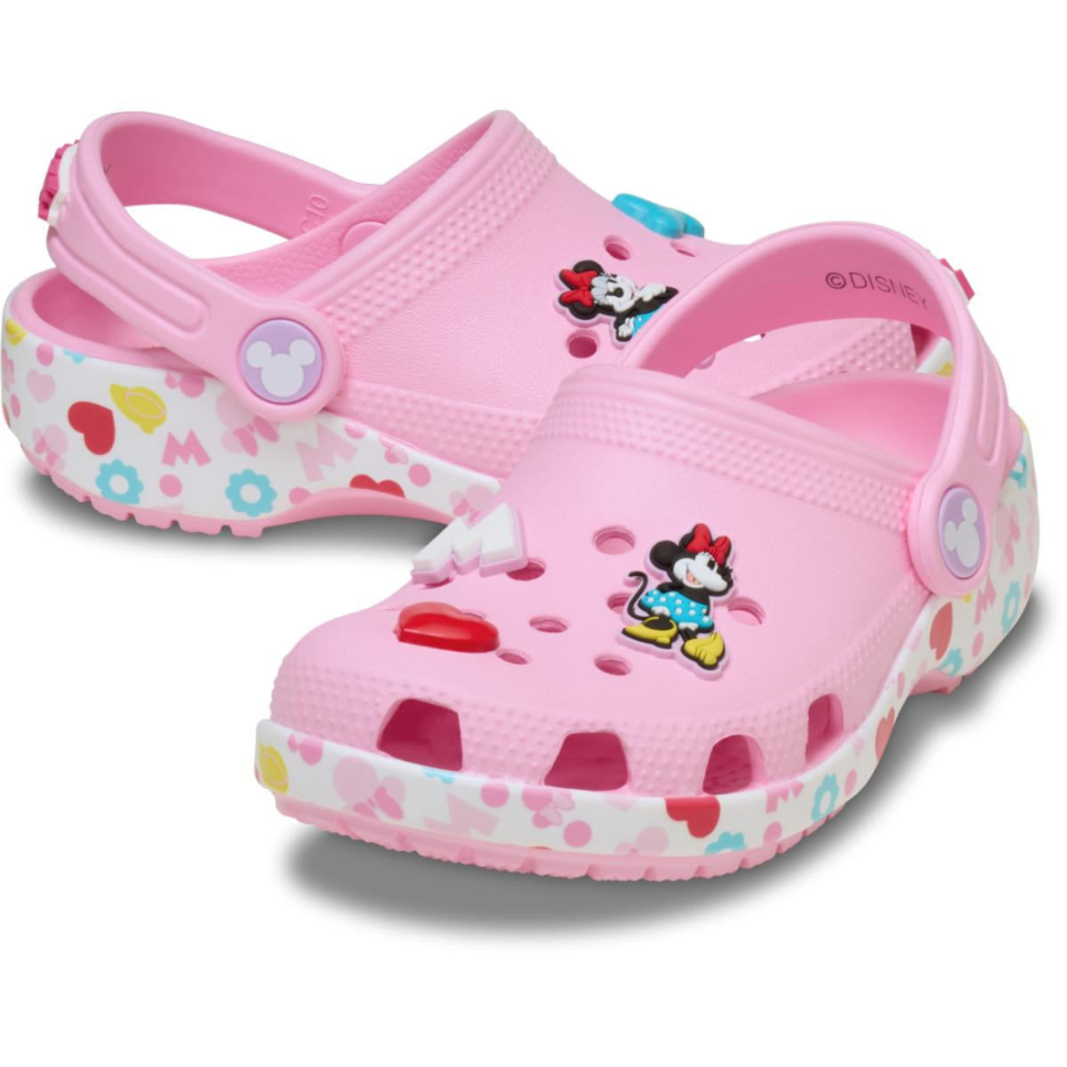 Saboti Crocs Toddler Mickey & Friends Minnie Classic Clog Multicolor - Multi - 3 | YEO