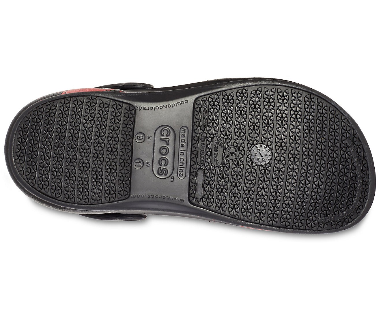 Saboti Crocs Bistro Graphic Clog Negru - Black/Pepper