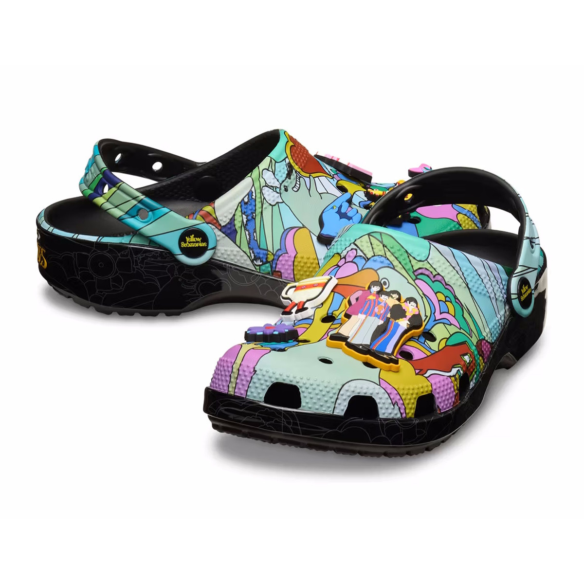 Saboti Crocs Classic Beatles Pepperland Clog Multicolor - Multi - 1 | YEO
