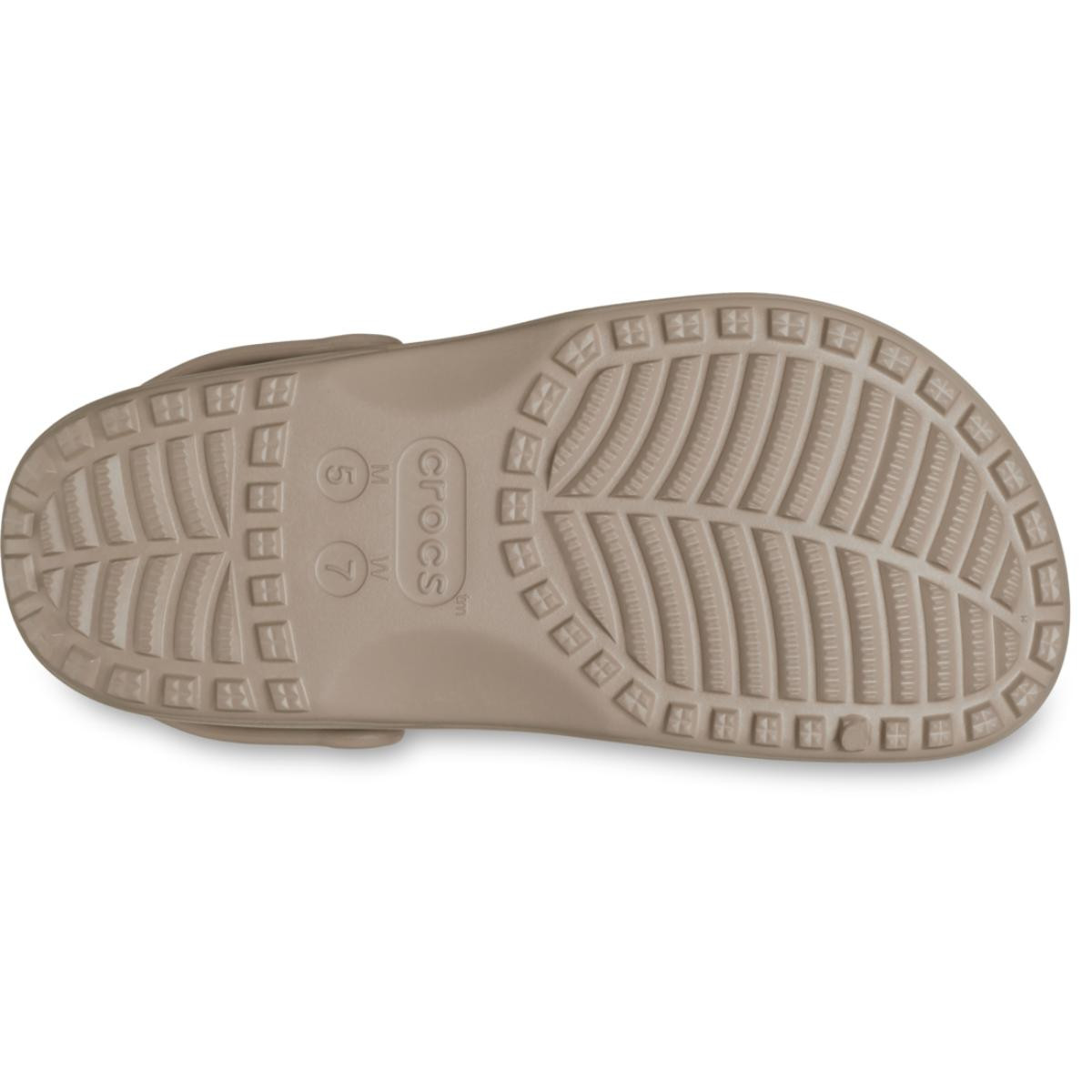 Saboti Crocs Classic Floral Cut-Out Clog Maro - Taupe - 5 | YEO