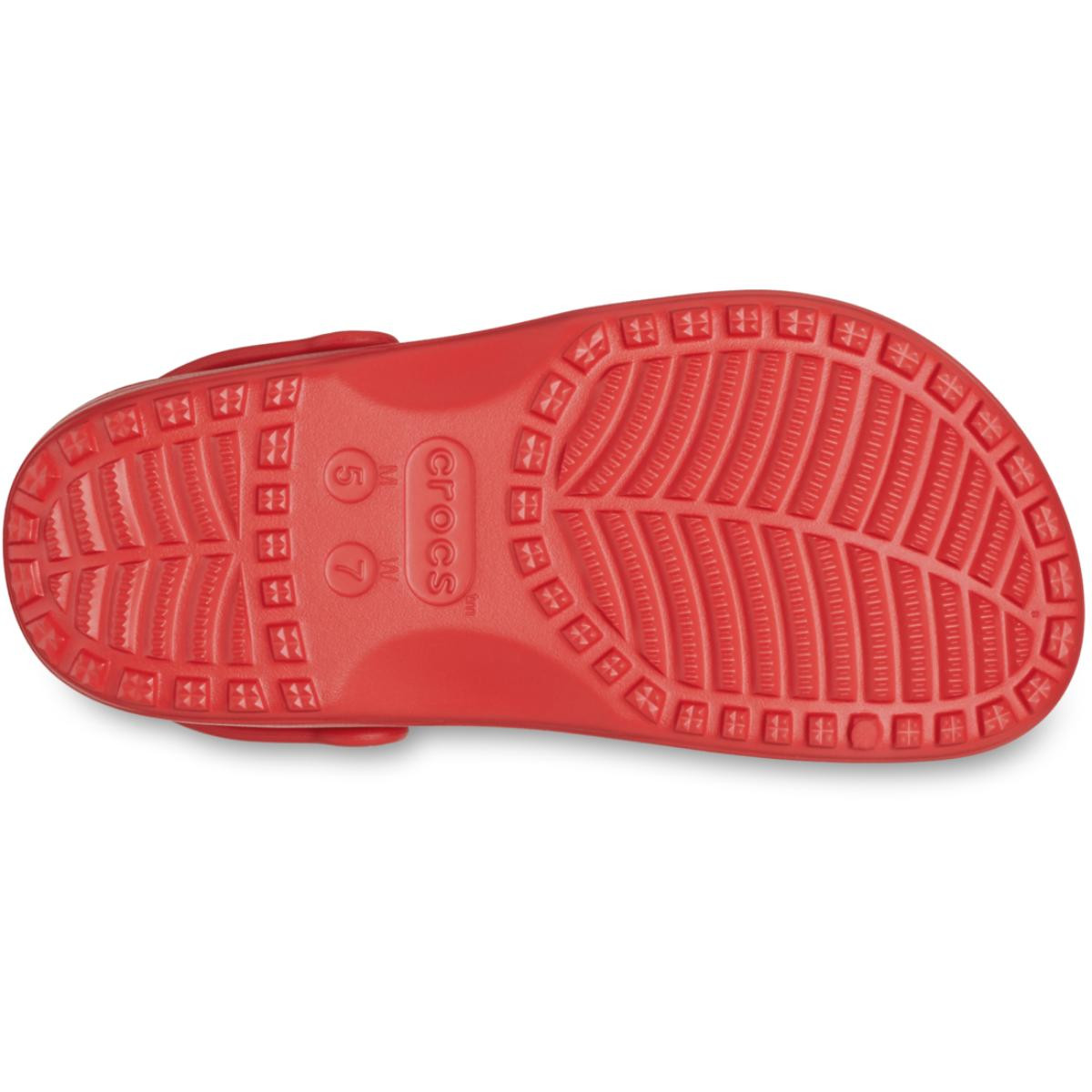 Saboti Crocs Classic Floral Cut-Out Clog Rosu - Cherry Red