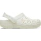 Saboti Crocs Classic Floral Cut-Out Clog Kids Culoare Alb - Chalk