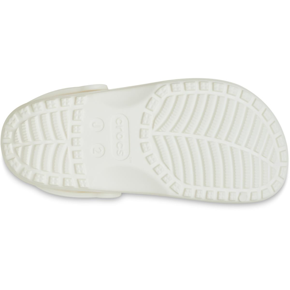 Saboti Crocs Classic Floral Cut-Out Clog Kids Alb - Chalk