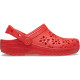 Saboti Crocs Classic Floral Cut-Out Clog Kids Culoare Rosu - Cherry Red