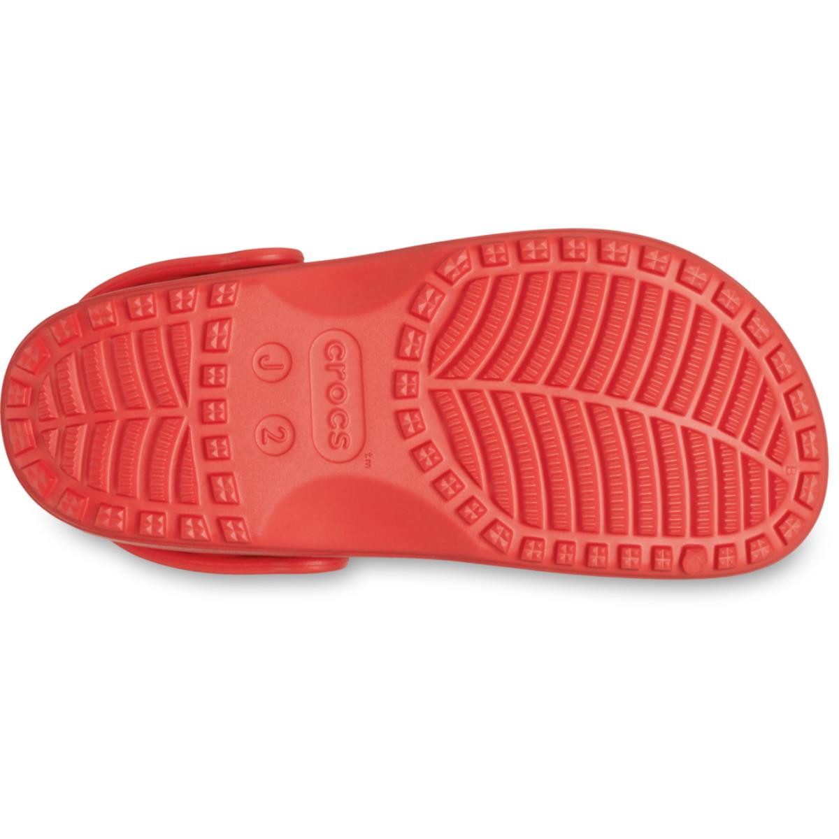 Saboti Crocs Classic Floral Cut-Out Clog Kids Rosu - Cherry Red