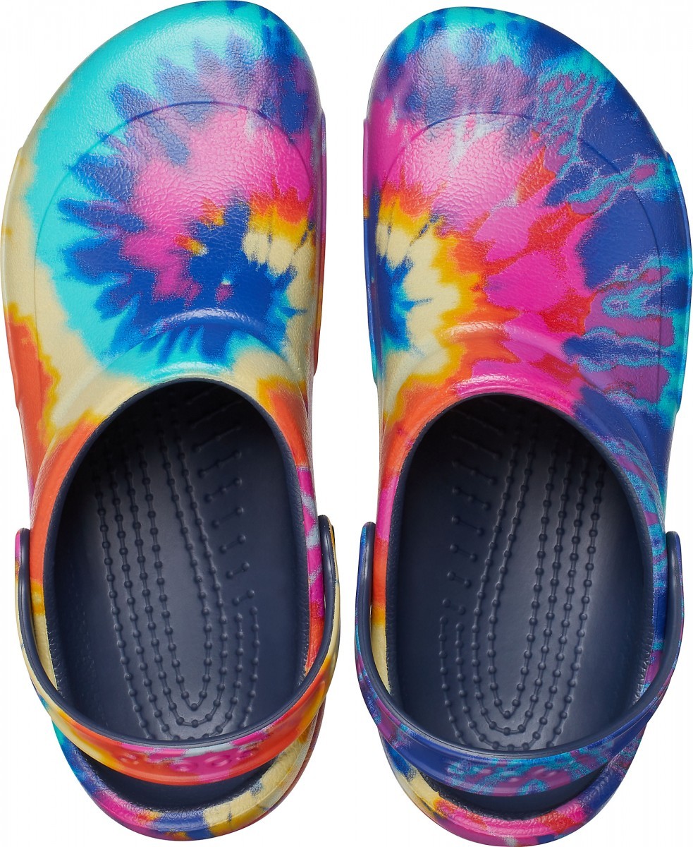 Saboti Crocs Bistro Graphic Clog Albastru - Navy - 2 | YEO