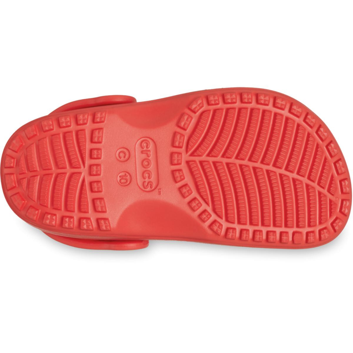 Saboti Crocs Classic Toddler Floral Cut-Out Clog Rosu - Cherry Red