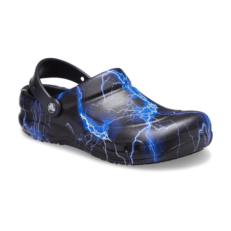Saboti Crocs Bistro Graphic Clog Negru - Black/Lightning Bolts - 1 | YEO
