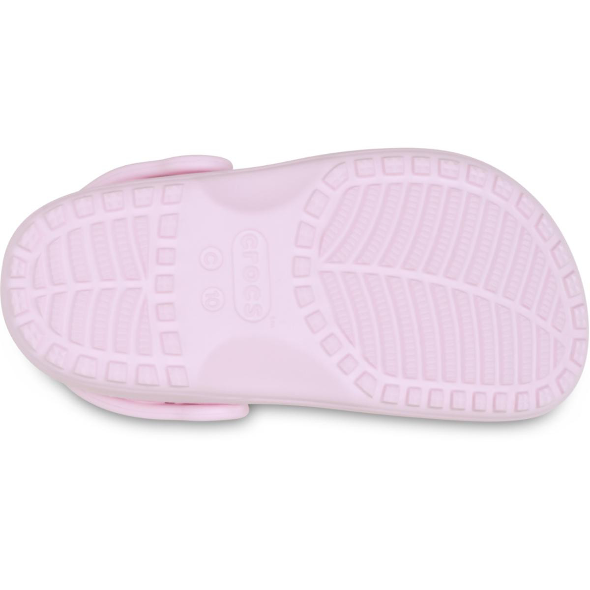 Saboti Crocs Classic Toddler Floral Cut-Out Clog Roz - Pink Milk