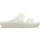 Papuci Crocs Classic Floral Cut-Out Sandal Culoare Alb - Chalk