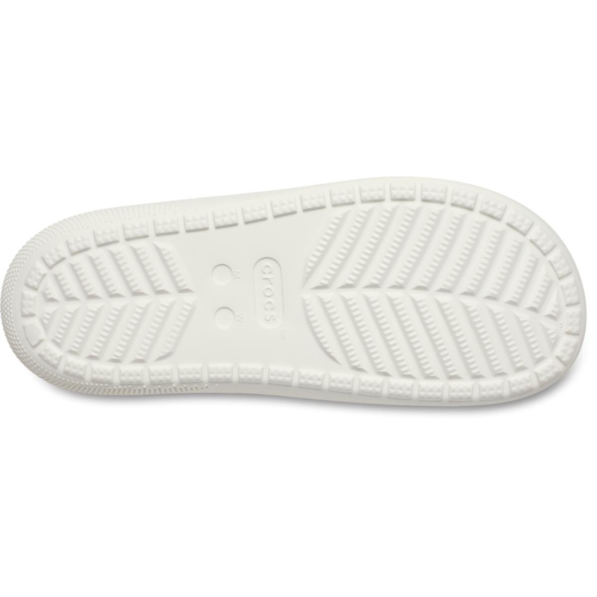 Papuci Crocs Classic Floral Cut-Out Sandal Alb - Chalk