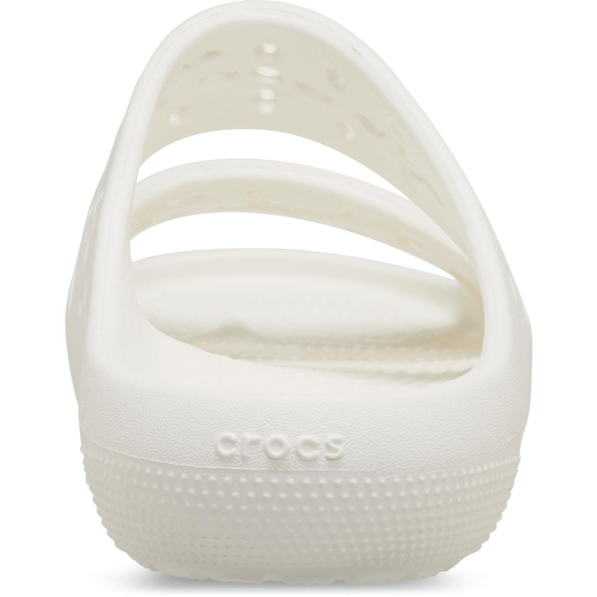 Papuci Crocs Classic Floral Cut-Out Sandal Alb - Chalk - 5 | YEO