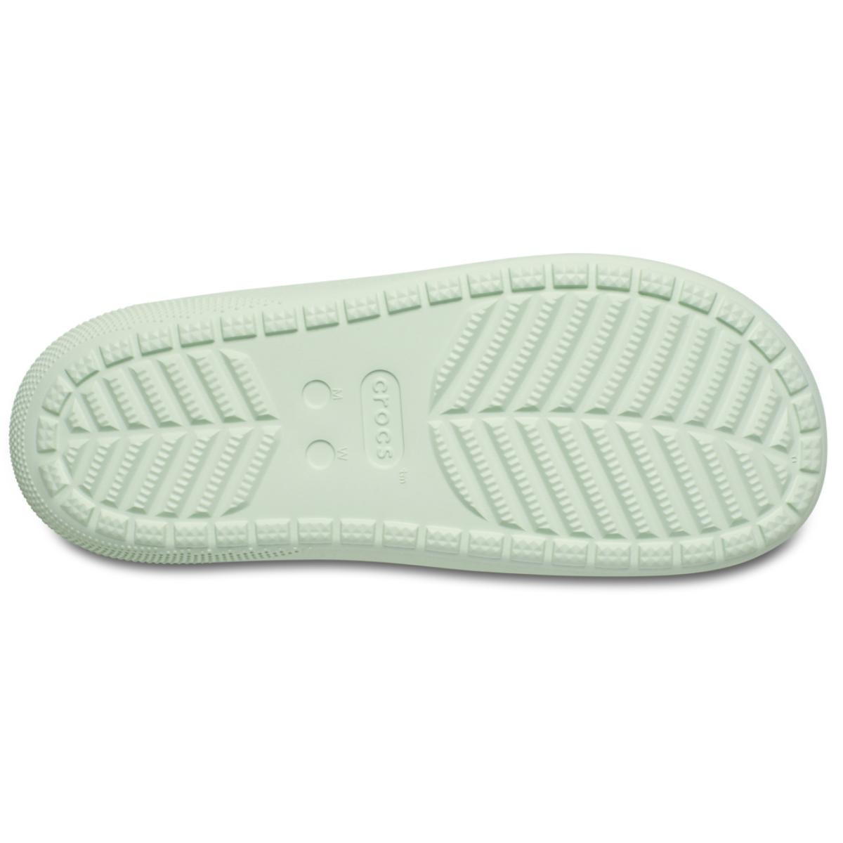 Papuci Crocs Classic Floral Cut-Out Sandal Verde - Jade Tint