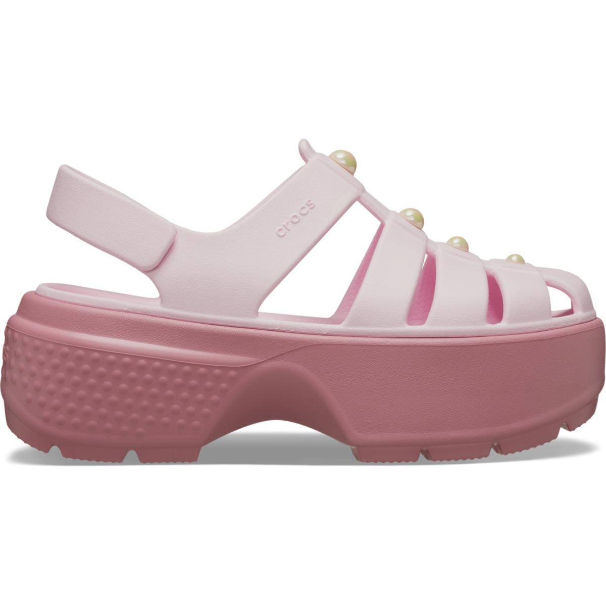 Sandale Crocs Stomp Fisherman Pearl Sandal Roz - Rosette