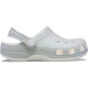 Saboti Crocs Classic Toddler Iridescent Glitter Clog Culoare Alb - White