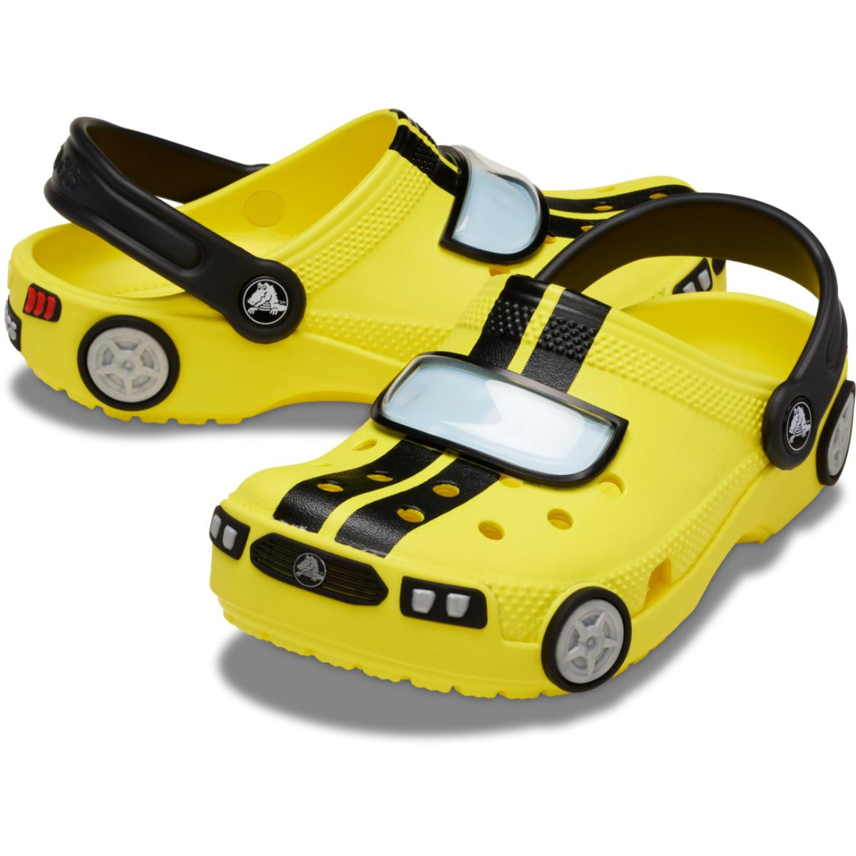 Saboti Crocs Classic Toddler IAM Race Car Clog Galben - Cyber Yellow - 3 | YEO