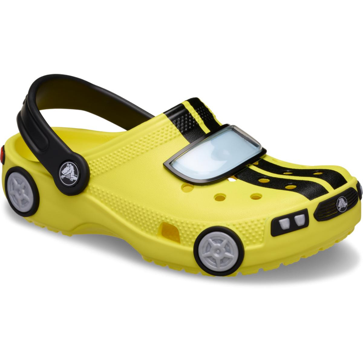 Saboti Crocs Classic Toddler IAM Race Car Clog Galben - Cyber Yellow - 1 | YEO