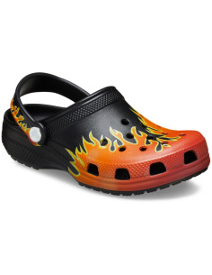 Saboti Crocs Classic Flames... Negru - Black/Multi 2