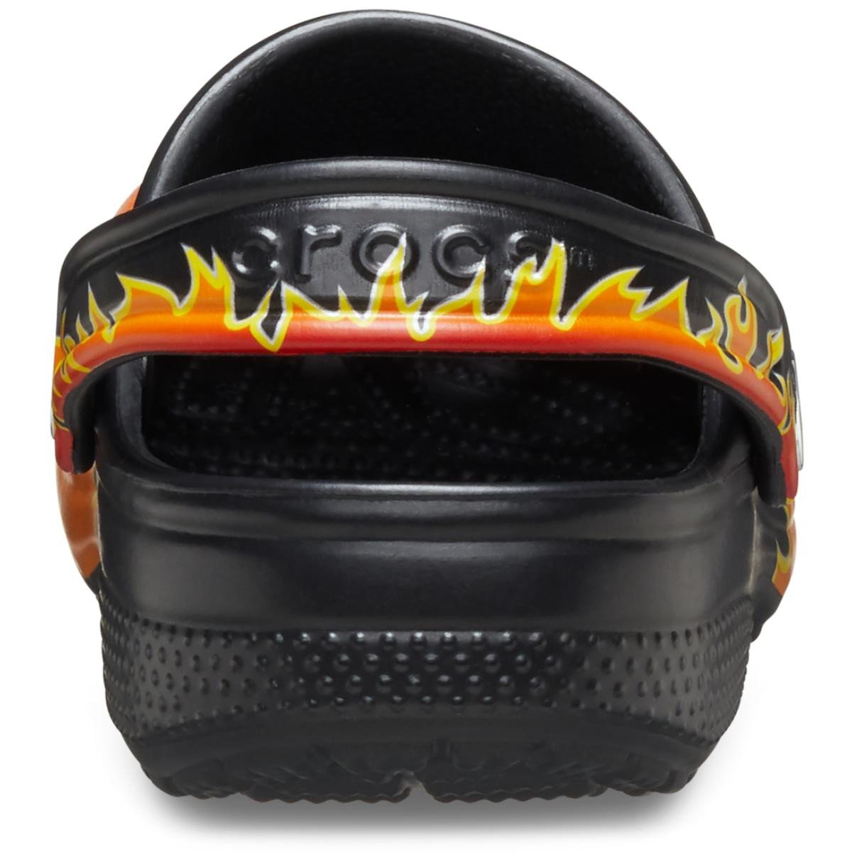 Saboti Crocs Classic Flames Clog Kids Negru - Black/Multi - 5 | YEO