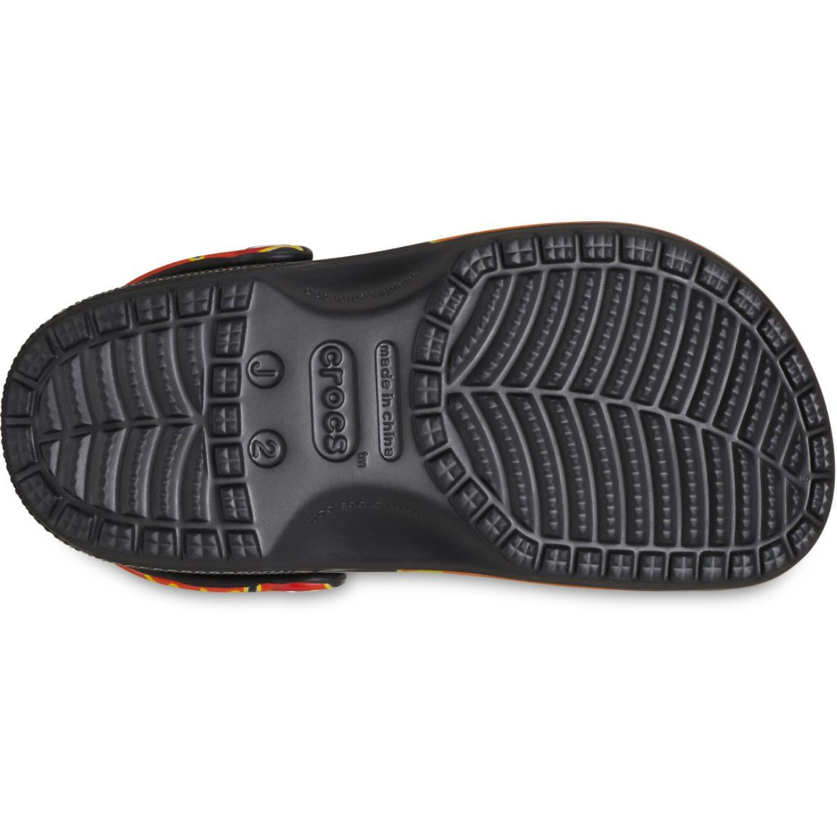 Saboti Crocs Classic Flames Clog Kids Negru - Black/Multi