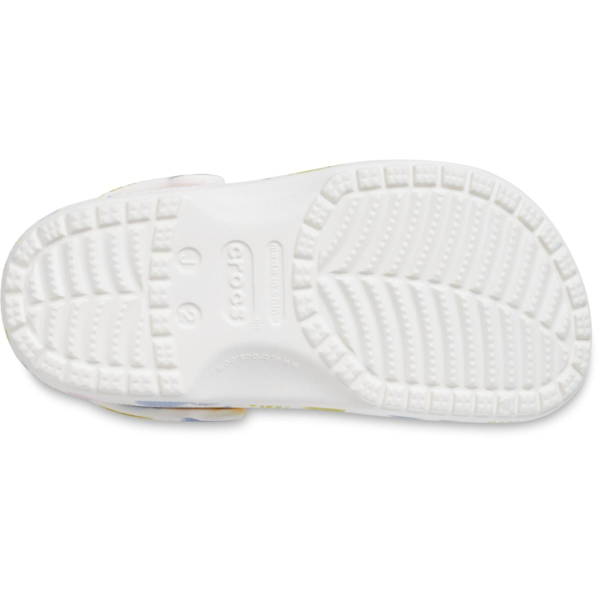 Saboti Crocs Classic Pastel Pets Clog Kids Alb - Chalk